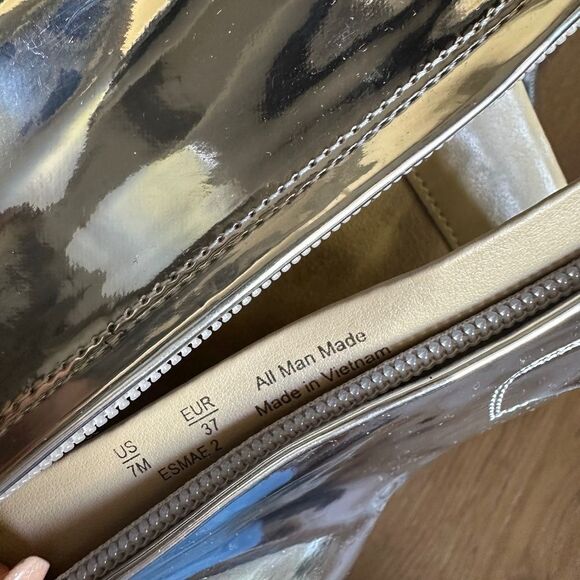 Sam Edelman ESMAE STILETTO ANKLE BOOTIE in Metallic Silver - Picture 11 of 11